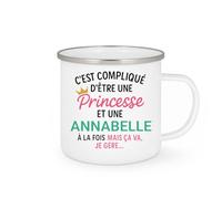 quotedazur - Mug Humour C'est Compliqué D'être Une Annabelle Et Princesse Idée Cadeau Prénom $women Anniversaire