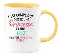quotedazur - Mug Humour C'est Compliqué D'être Une Luz Et Princesse Idée Cadeau Prénom Anniversaire