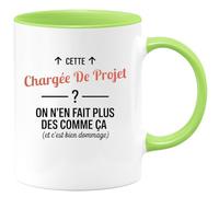 quotedazur - Mug Humour Cette Chargée de projet ? On n'en fait plus des comme ça (et c'est bien dommage) - Cadeau Chargée de projet Femme