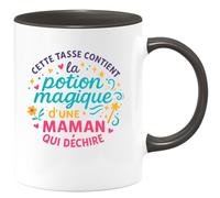 quotedazur - Mug Humour Cette tasse contient la potion magique d'une maman qui déchire - Cadeau Maman Femme