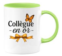 quotedazur - Mug Humour Collègue En Or Tasse Cadeau Pour Un Partenaire Exceptionnel Idéal Offrir Une Unique À Spécial