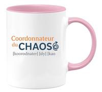 quotedazur - Mug Humour Coordonnateur Du Chaos [Kɔ Ɜ RɔDnateːɹ] [Dy] [Kao] Cadeau Original Pour Homme, Tasse Et Style Unique