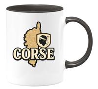 quotedazur - Mug Humour Corse Style Unique Pour Passionnés De L'île Et Amateurs Café Idée Cadeau Originale Avec Tasse Élégante D’îles Voyage