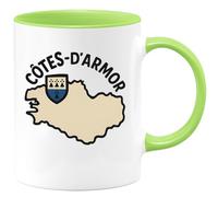 quotedazur - Mug Humour Côtes-d'armor : Mug Du Département Breton Pour Amateurs De Bretagne Et Patrimoine Local - Idée Cadeau Originale : Tasse Région Bretagne Pour Amateurs De Côtes-d'armor