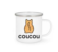quotedazur - Mug Humour Coucou. Idéal Cadeau Avec Tasse Originale Et Design Charmant