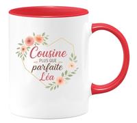 quotedazur - Mug Humour Cousine Plus Que Parfaite Cadeau Unique Personnalisé Avec Prénom Idée Tasse Personnalisée Pour Exceptionnelle