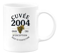 quotedazur - Mug Humour Cuvée 2004 Grand Cru D’Exception Édition Limitée Idéal Cadeau Pour Amateur De Tasse Élégante