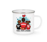 quotedazur - Mug Humour Daddy's Boy Superdad Girl Tasse Cadeau Pour Papa Théo Marie Original Avec Personnalisée Prénom Famille