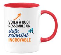 quotedazur - Mug Humour Découvrez Le Mug Parfait Pour Un Data Scientist Incroyable Et Passionné - Cadeau Original Pour Data Scientist, Tasse Unique Et Stylée À Offrir