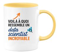 quotedazur - Mug Humour Découvrez Le Mug Parfait Pour Un Data Scientist Incroyable Et Passionné - Cadeau Original Pour Data Scientist, Tasse Unique Et Stylée À Offrir