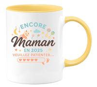 quotedazur - Mug Humour Encore Maman En 2025, Cadeau Tasse À Patienter Avec Amour - Idée Cadeau Originale Tasse Personnalisée Pour Maman 2025