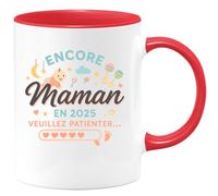 quotedazur - Mug Humour Encore Maman En 2025, Cadeau Tasse À Patienter Avec Amour Idée Originale Personnalisée Pour