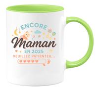 quotedazur - Mug Humour Encore Maman En 2025, Cadeau Tasse À Patienter Avec Amour Idée Originale Personnalisée Pour