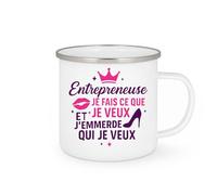 quotedazur - Mug Humour Entrepreneuse je fais ce que veux et j'emmerde qui Cadeau Femme