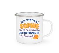 quotedazur - Mug Humour Félicitations Sophie, Meilleure Orthophoniste De L'univers Un Message Unique Cadeau Original Tasse Pour Femme Passionnée Et Dévouée