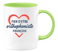 quotedazur - Mug Humour Fier D'être Orthophoniste François Idée Cadeau Originale Tasse Personnalisée Pour Professionnel