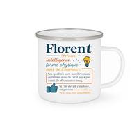 quotedazur - Mug Humour Florent Qualités Nombreuses Intelligence, Forme, Un Prénom Inoubliable, Synonyme De Dieu. Idée Cadeau Parfaite Tasse Originale Pour Unique