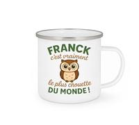 quotedazur - Mug Humour Franck C'est Vraiment Le Plus Chouette Du Monde Idée Cadeau Originale Tasse Personnalisée Pour Homme