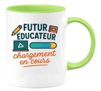 quotedazur - Mug Humour Futur Éducateur En Devenir - Tasse Humoristique Chargement En Cours - Cadeau Original Pour Éducateur Tasse Parfaite Du Quotidien