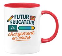 quotedazur - Mug Humour Futur Éducateur En Devenir - Tasse Humoristique Chargement En Cours - Cadeau Original Pour Éducateur Tasse Parfaite Du Quotidien