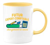 quotedazur - Mug Humour Futur Expert-comptable Chargement En Cours, Cadeau Tasse Unique Idéal Humoristique Pour Pro