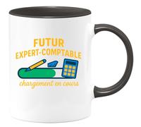 quotedazur - Mug Humour Futur Expert-comptable Chargement En Cours, Cadeau Tasse Unique Idéal Humoristique Pour Pro