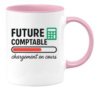 quotedazur - Mug Humour Future Comptable En Devenir - Chargement En Cours - Idée Cadeau Originale Tasse Comptable Pour Future Professionnelle