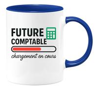 quotedazur - Mug Humour Future Comptable En Devenir - Chargement En Cours - Idée Cadeau Originale Tasse Comptable Pour Future Professionnelle