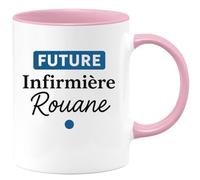 quotedazur - Mug Humour Future Infirmière Prénom Cadeau Original Pour Tasse Personnalisée Unique