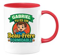 quotedazur - Mug Humour Gabriel, Tu Es Un Beau-Frère Formidable, Cadeau À Chérir Parfait Pour Plaisir Avec Une Tasse Unique Et Élégante