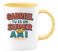 quotedazur - Mug Humour Gabriel, Tu Es Un Super Ami Cadeau Exclusif Idée Originale Tasse Personnalisée Pour Spécial
