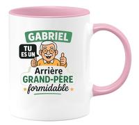 quotedazur - Mug Humour Gabriel, Un Arrière-Grand-Père Formidable À Célébrer Avec Amour Idée Cadeau Unique Tasse Personnalisée Pour Grandes Occasions