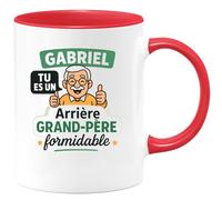 quotedazur - Mug Humour Gabriel, Un Arrière-Grand-Père Formidable À Célébrer Avec Amour Idée Cadeau Unique Tasse Personnalisée Pour Grandes Occasions