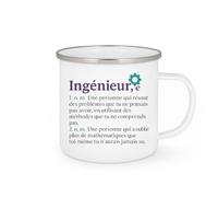 quotedazur - Mug Humour Ingénieur, E : Une Personne Qui Résout Des Problèmes Avec Des Méthodes Incomprises Et Maîtrise Les Maths Bien Au-Delà. - Cadeau Original Pour Ingénieur, Tasse Humoristique Et