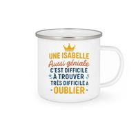quotedazur - Mug Humour Isabelle, Géniale À Trouver, Difficile Quitter, Impossible Oublier, Cadeau Parfait. Idéal Tasse Personnalisée Pour Unique