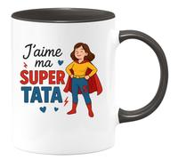 quotedazur - Mug Humour J’Adore Ma Super Tata Cadeau Parfait Tasse Originale Pour Attendrissante Et Unique