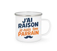 quotedazur - Mug Humour J’Ai Raison Je Suis Ton Parrain Tasse Cadeau Anniversaire Noël