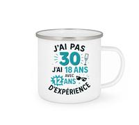quotedazur - Mug Humour J'ai 18 Ans Avec 12 D'expérience, Pas 30 Idée Cadeau Originale De Tasse Humoristique Pour Homme