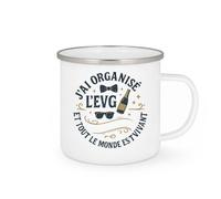 quotedazur - Mug Humour J'ai organisé l'EVG et tout le monde est encore vivant - Cadeau Témoin de mariage Homme
