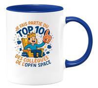quotedazur - Mug Humour Je Fais Partie Du Top 100 Des Collègues De L'open Space Cadeau Départ Collègue