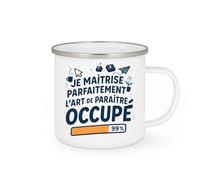 quotedazur - Mug Humour Je Maîtrise Parfaitement L'art De Paraître Occupé - Cadeau Départ Collègue