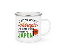 quotedazur - Mug Humour Je N'ai Pas Besoin De Thérapie, J'ai D'aller Au Japon Cadeau Original Tasse Voyage Pour Amateurs D'aventure Et Détente