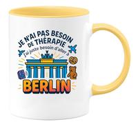 quotedazur - Mug Humour Je N'ai Pas Besoin De Thérapie J'ai Juste Besoin D'aller À Berlin - Idée Cadeau Départ Berlin Déménagement