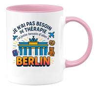 quotedazur - Mug Humour Je N'ai Pas Besoin De Thérapie J'ai Juste D'aller À Berlin Idée Cadeau Départ Déménagement