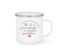 quotedazur - Mug Humour Je ne fais pas que mon travail, j'accompagne des miracles quotidiens - Cadeau Sage Femme Femme