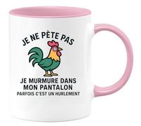 quotedazur - Mug Humour Je Ne Pète Pas Je Murmure Dans Mon Pantalon - Idée Cadeau Homme Humour Pour Une Tasse Originale
