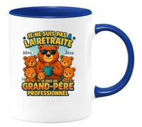 quotedazur - Mug Humour Je Ne Suis Pas À La Retraite Grand-Père Professionnel Adam Léo Léa Alice Louise Cadeau Parfait Tasse Personnalisé Prénom Famille