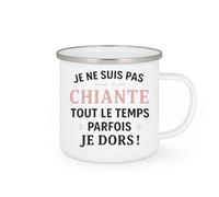 quotedazur - Mug Humour Je Ne Suis Pas Chiante Tout Le Temps Parfois Je Dors ! - Idéal Cadeau Drôle Tasse Humour Pour Femme Unique
