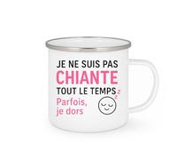 quotedazur - Mug Humour Je Ne Suis Pas Chiante Tout Le Temps Parfois, Je Dors - Idée Cadeau Originale Tasse Humour Au Quotidien