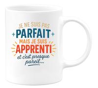 quotedazur - Mug Humour Je Ne Suis Pas Parfait, Mais Apprenti, C’est Presque Pareil Cadeau Original Pour Tasse Humoristique Et Motivante